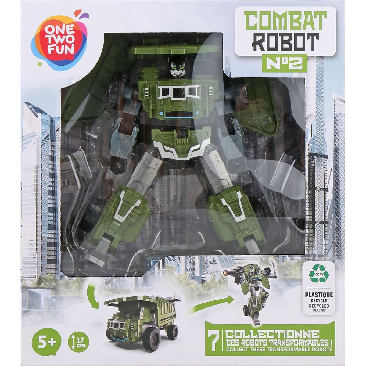 ONE TWO FUN Véhicule transformable en robot