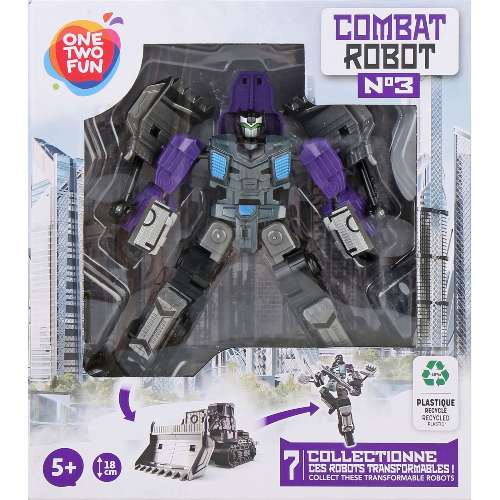 Voir la diapositive 17 : ONE TWO FUN Véhicule transformable en robot