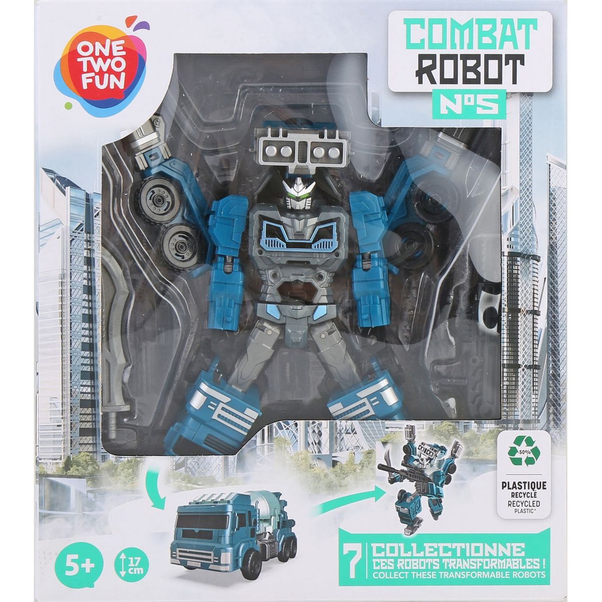 ONE TWO FUN Véhicule transformable en robot