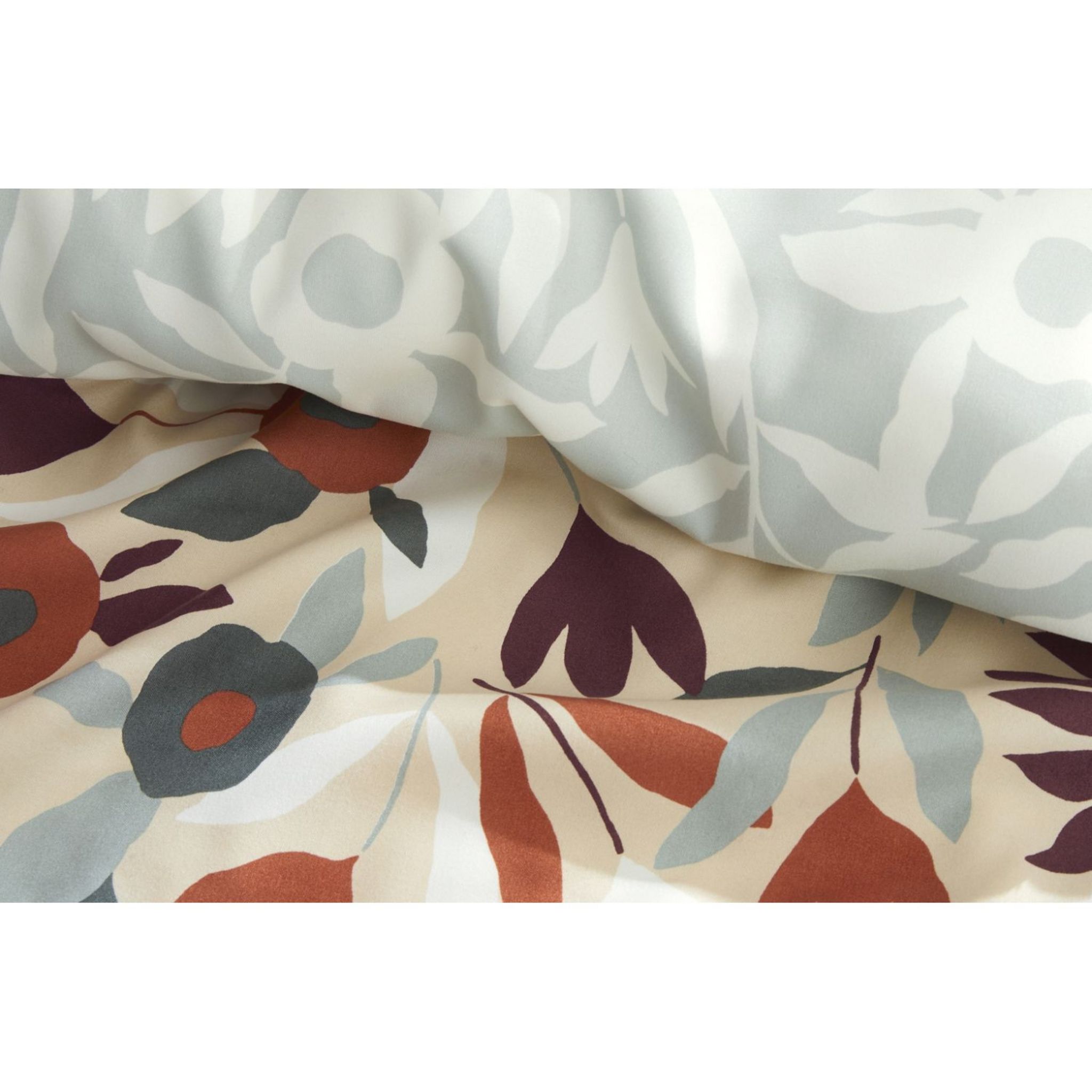 Voir la diapositive 2 : ACTUEL Parure housse de couette en microfibre recyclée GILBA