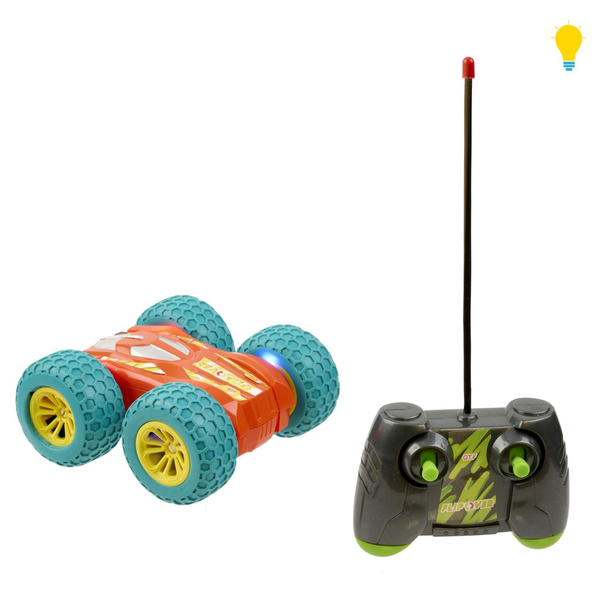 Voir la diapositive 5 : ONE TWO FUN Voiture RC Flip Over 13 cm