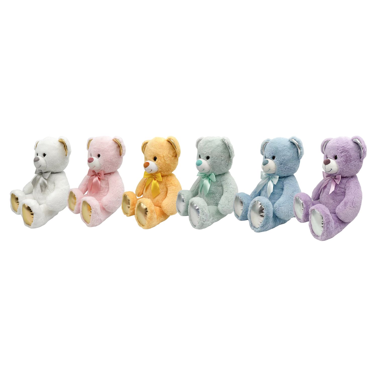Voir la diapositive 2 : ONE TWO FUN Peluche Ours Doré 50cm
