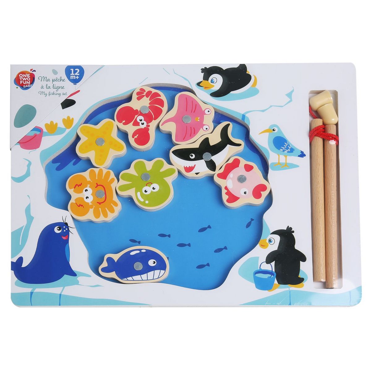 ONE TWO FUN Jeu Pêche magnétique