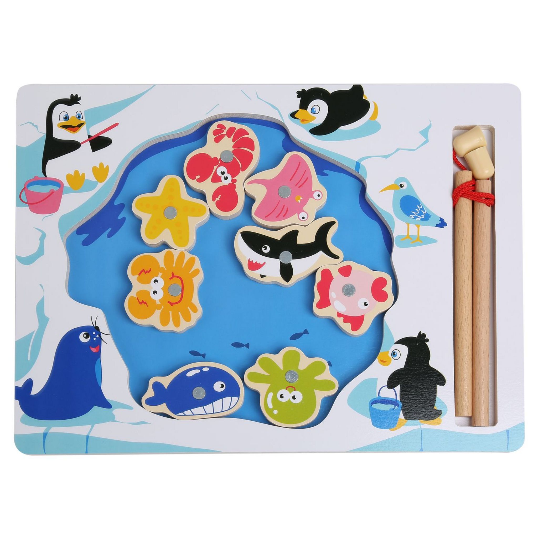 Voir la diapositive 2 : ONE TWO FUN Jeu Pêche magnétique