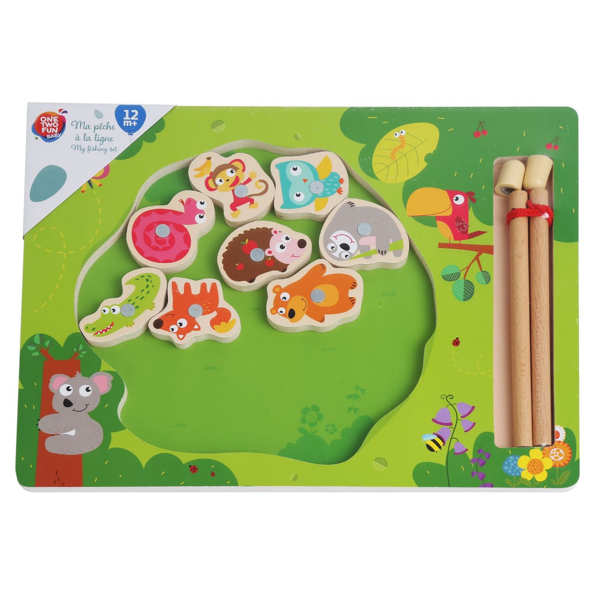 Voir la diapositive 4 : ONE TWO FUN Jeu Pêche magnétique