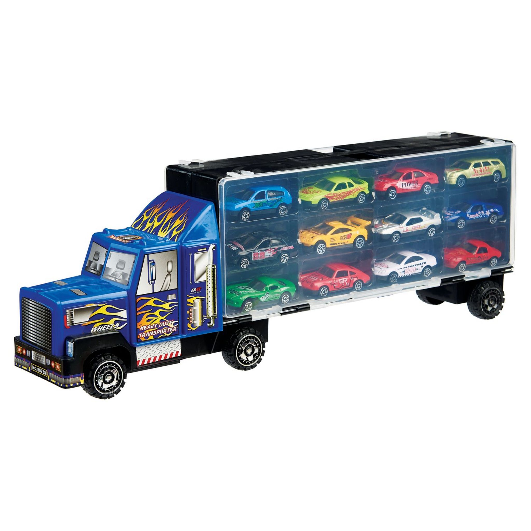 Voir la diapositive 2 : ONE TWO FUN Camion valisette de transport de véhicules