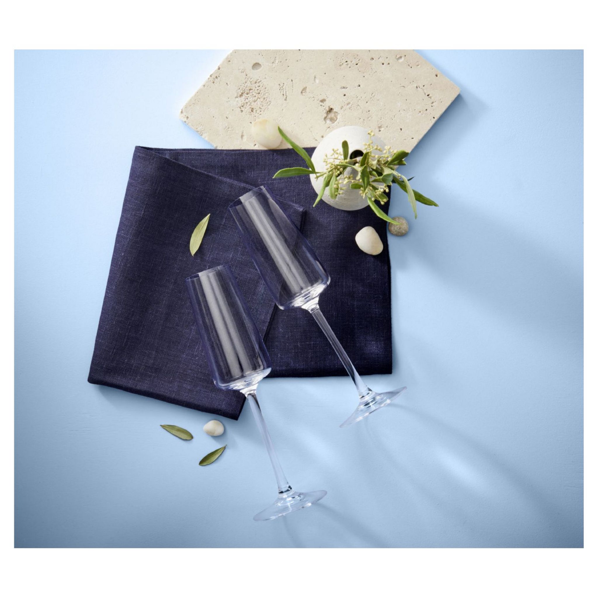 Voir la diapositive 3 : COUZON Set de 2 verres à Champagne