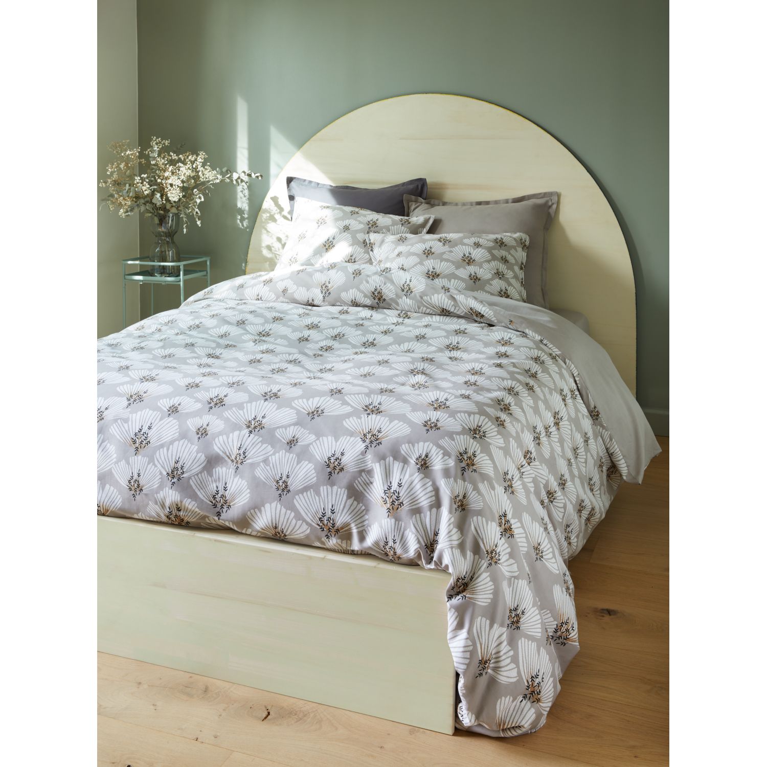 Parure housse de couette en Satin 80 fils imprimé SANA
