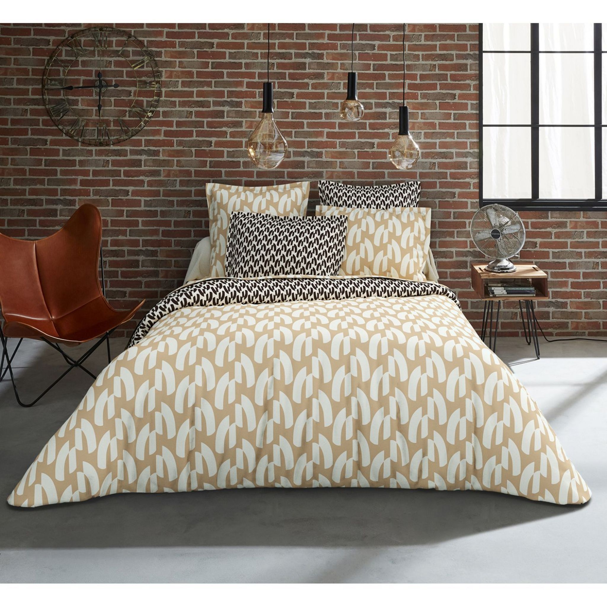 Voir la diapositive 2 : ACTUEL Parure en polycoton recyclée GASPARD