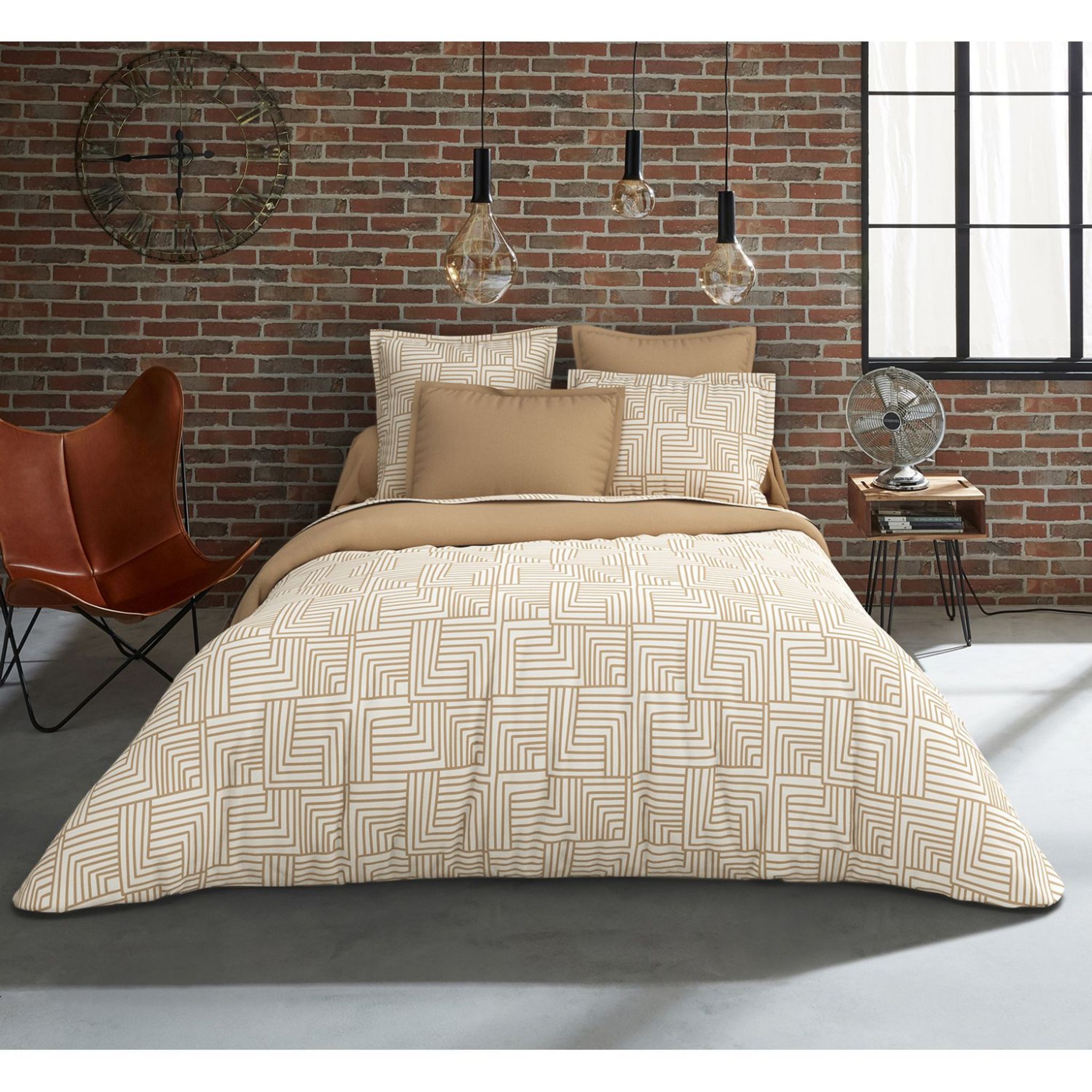 Voir la diapositive 3 : ACTUEL Parure en polycoton recyclée GILIAN