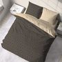 Voir la diapositive 2 : Parure housse de couette en polycoton 52 fils + drap housse offert GINA