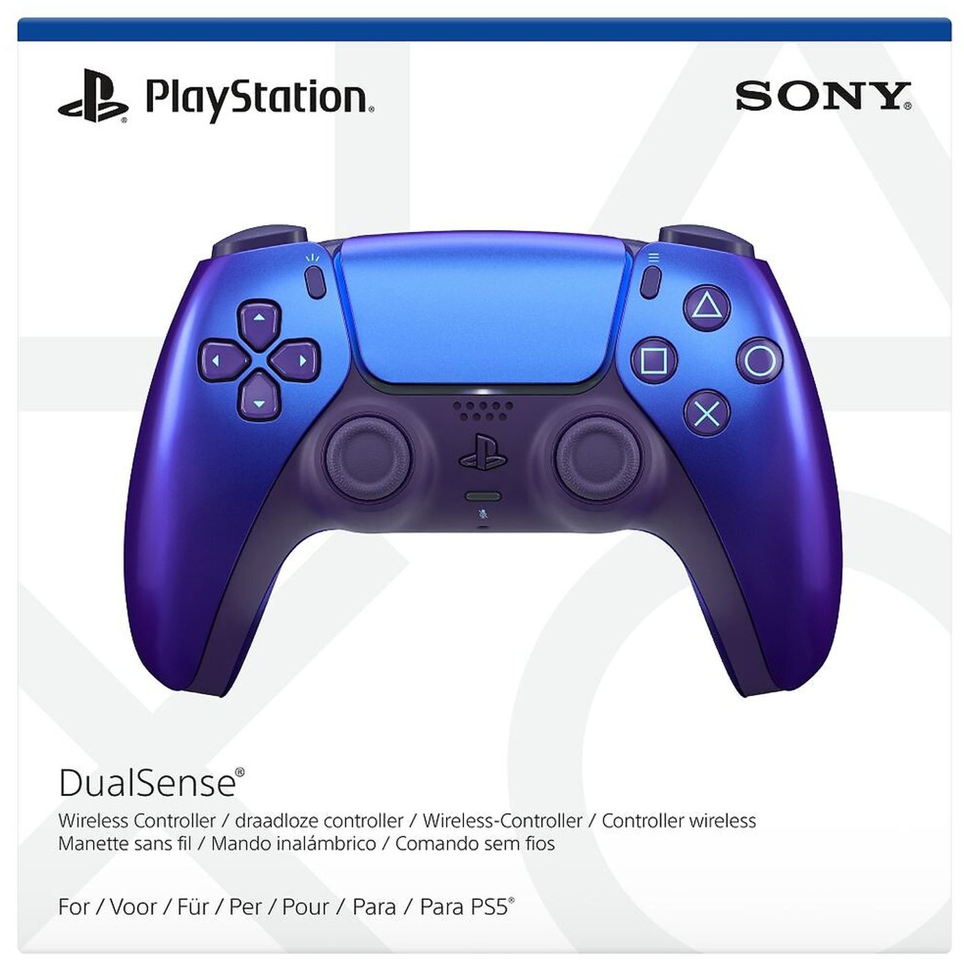 Voir la diapositive 2 : SONY Manette sans fil DualSense Indigo Pearl PS5/PC