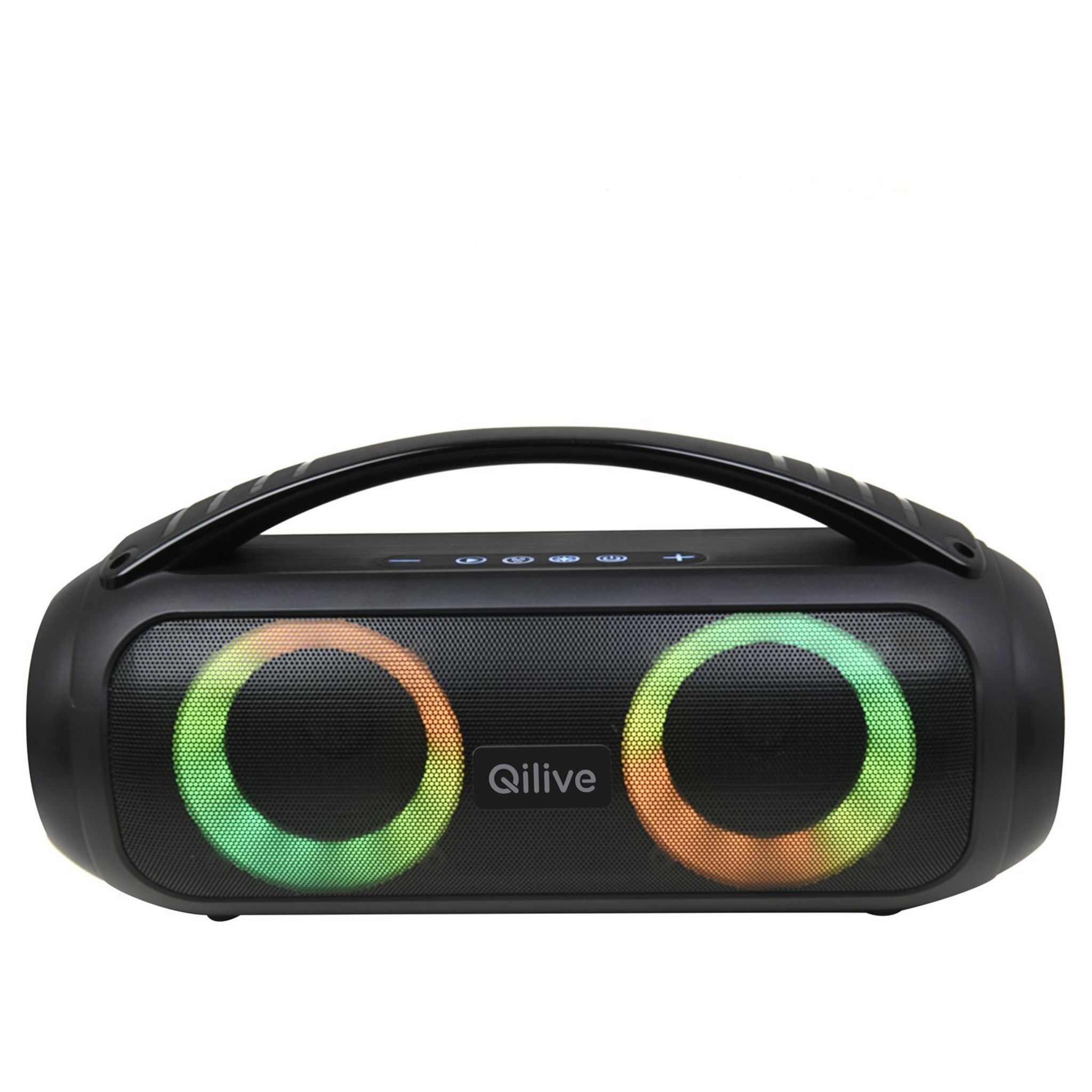 Voir la diapositive 4 : QILIVE Enceinte portable Q1295 Bluetooth lumineuse