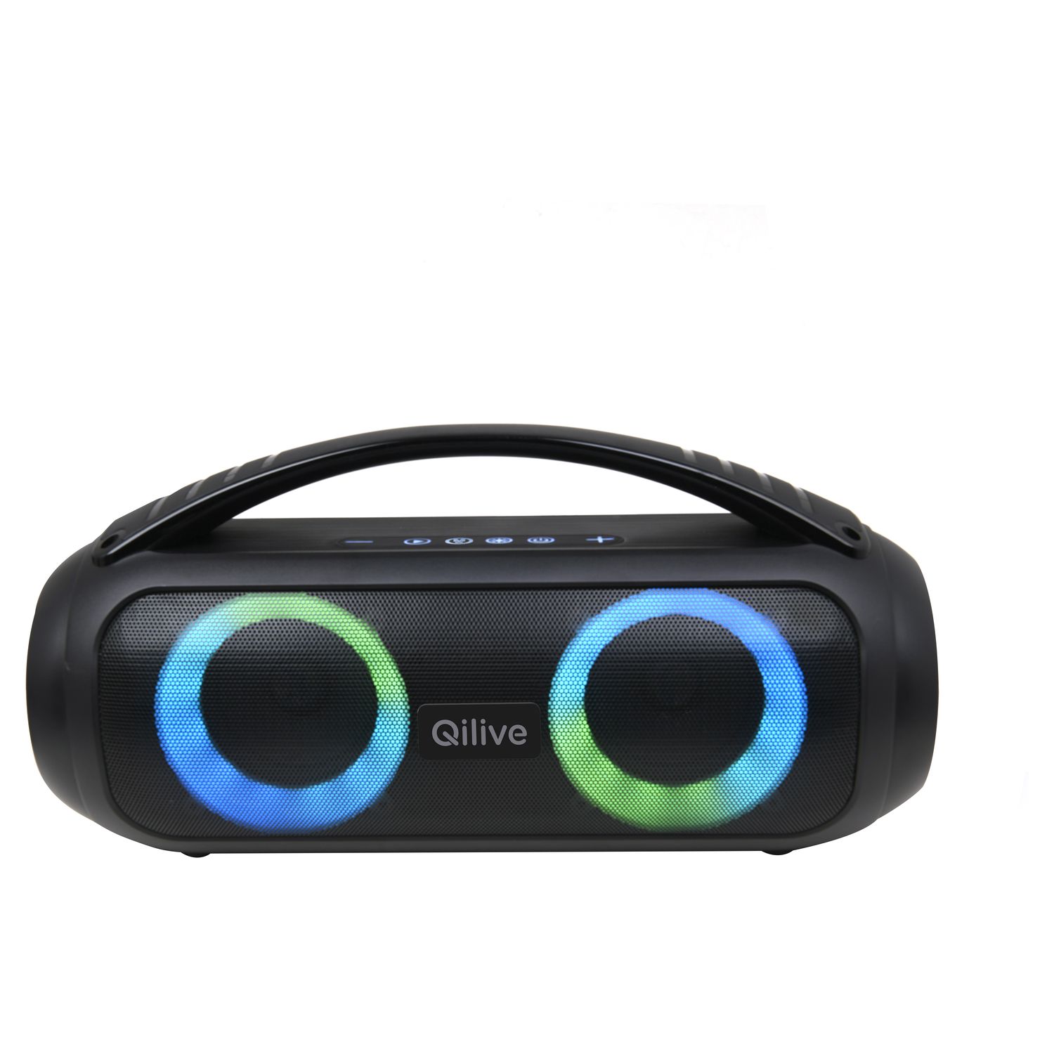Voir la diapositive 3 : QILIVE Enceinte portable Q1295 Bluetooth lumineuse