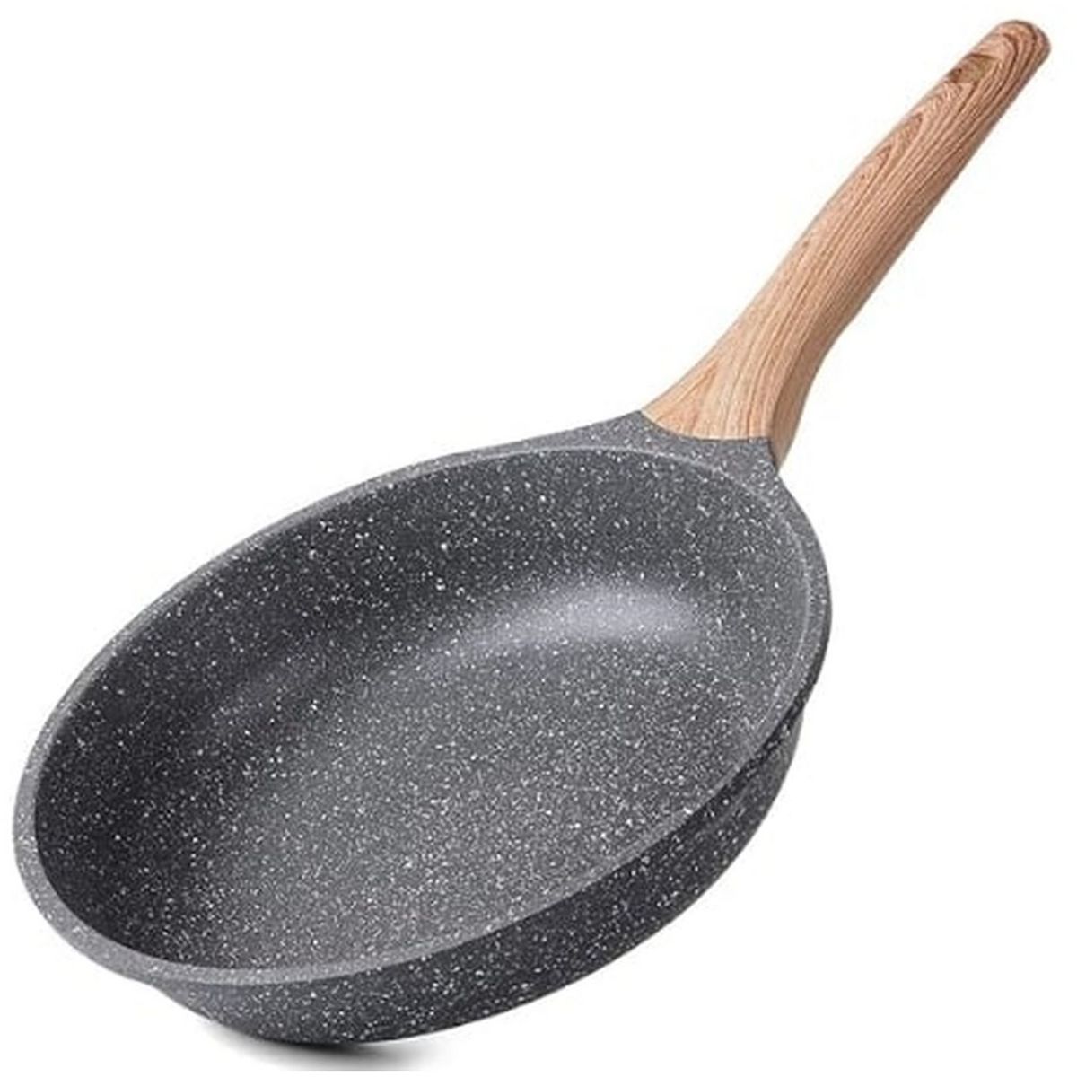 ACTUEL Poêle aluminium 24 cm tous feux dont induction effet pierre