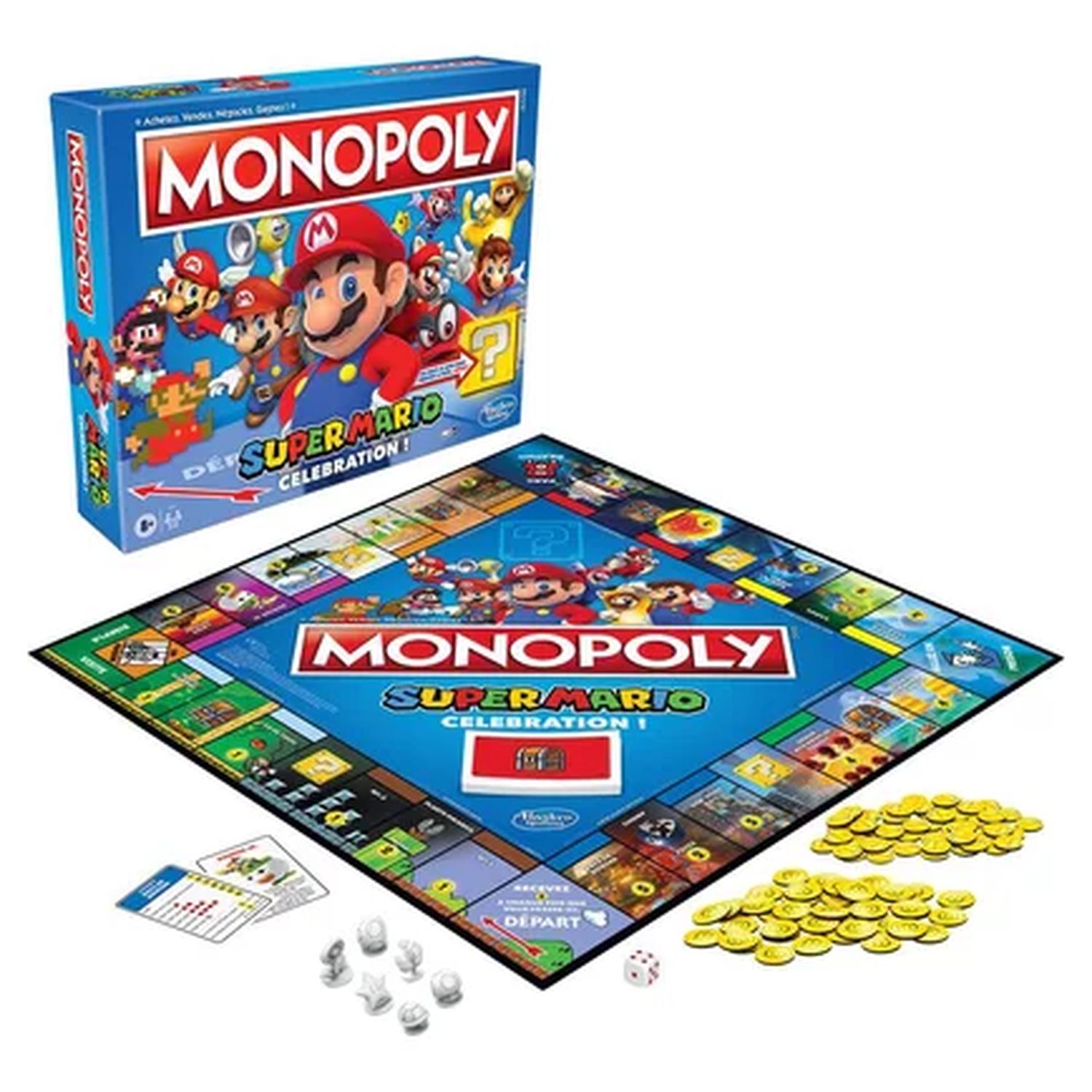Voir la diapositive 7 : HASBRO Jeu Monopoly Mario Célébration