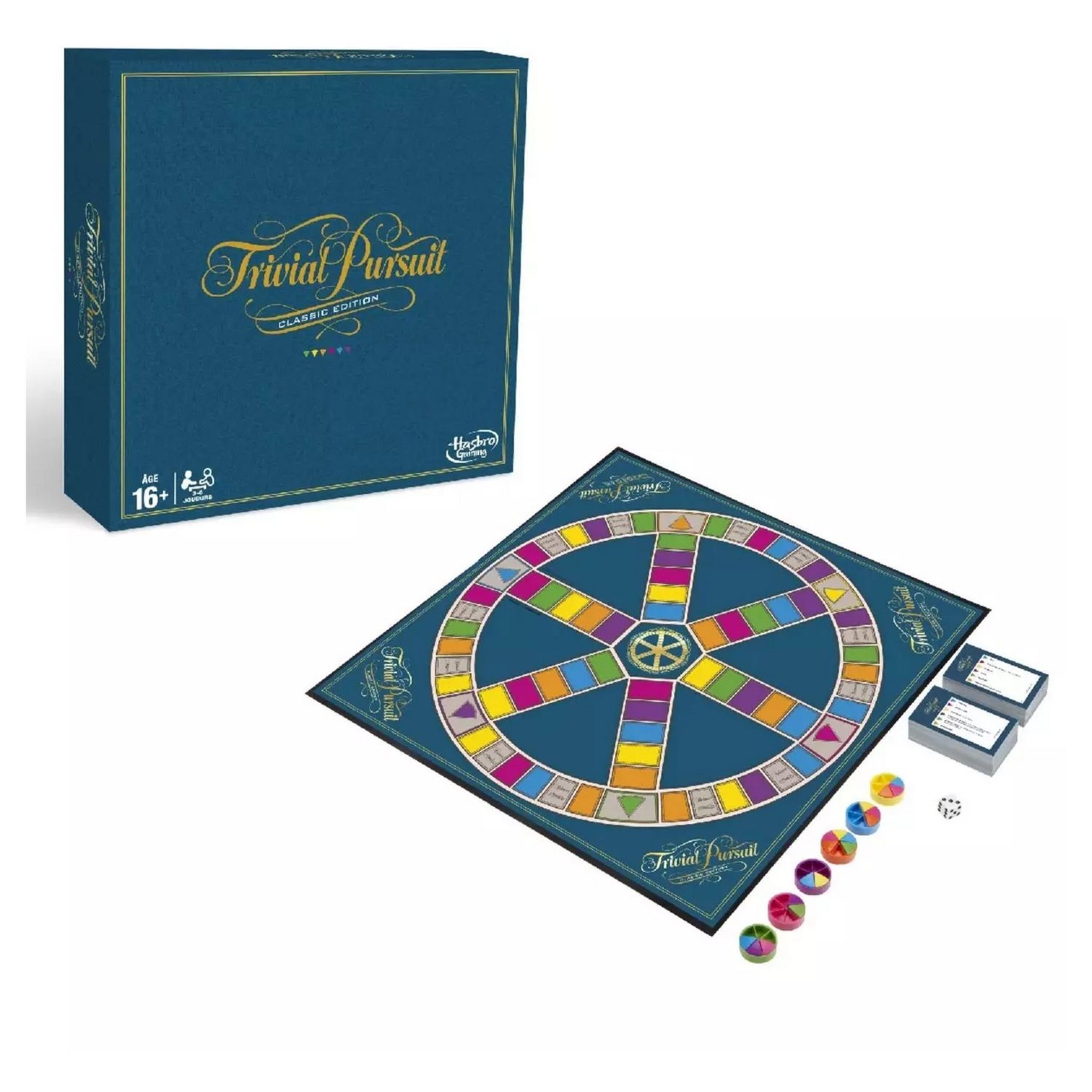 Voir la diapositive 5 : HASBRO Jeu Trivial Pursuit Classic