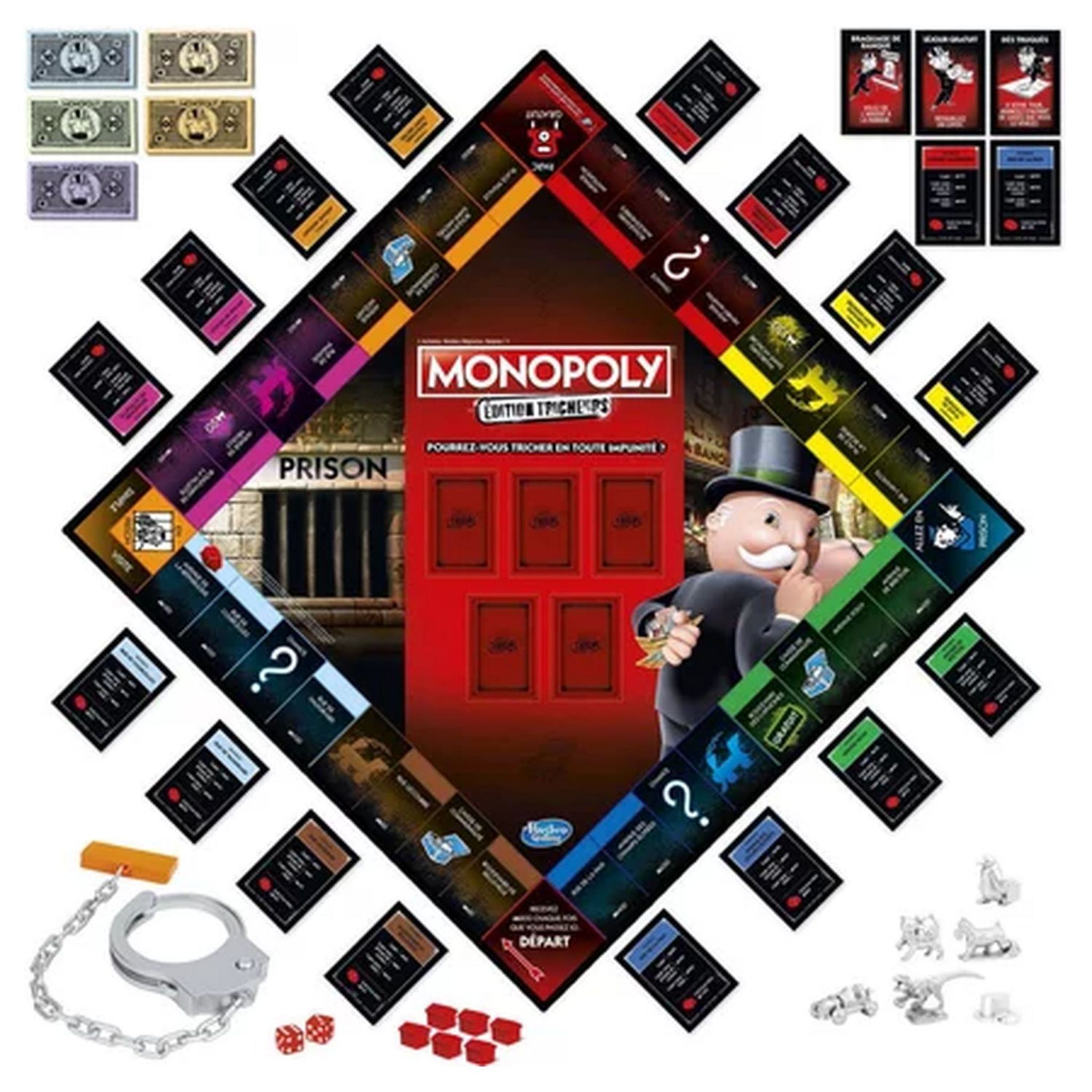 Voir la diapositive 6 : HASBRO Jeu Monopoly Tricheurs
