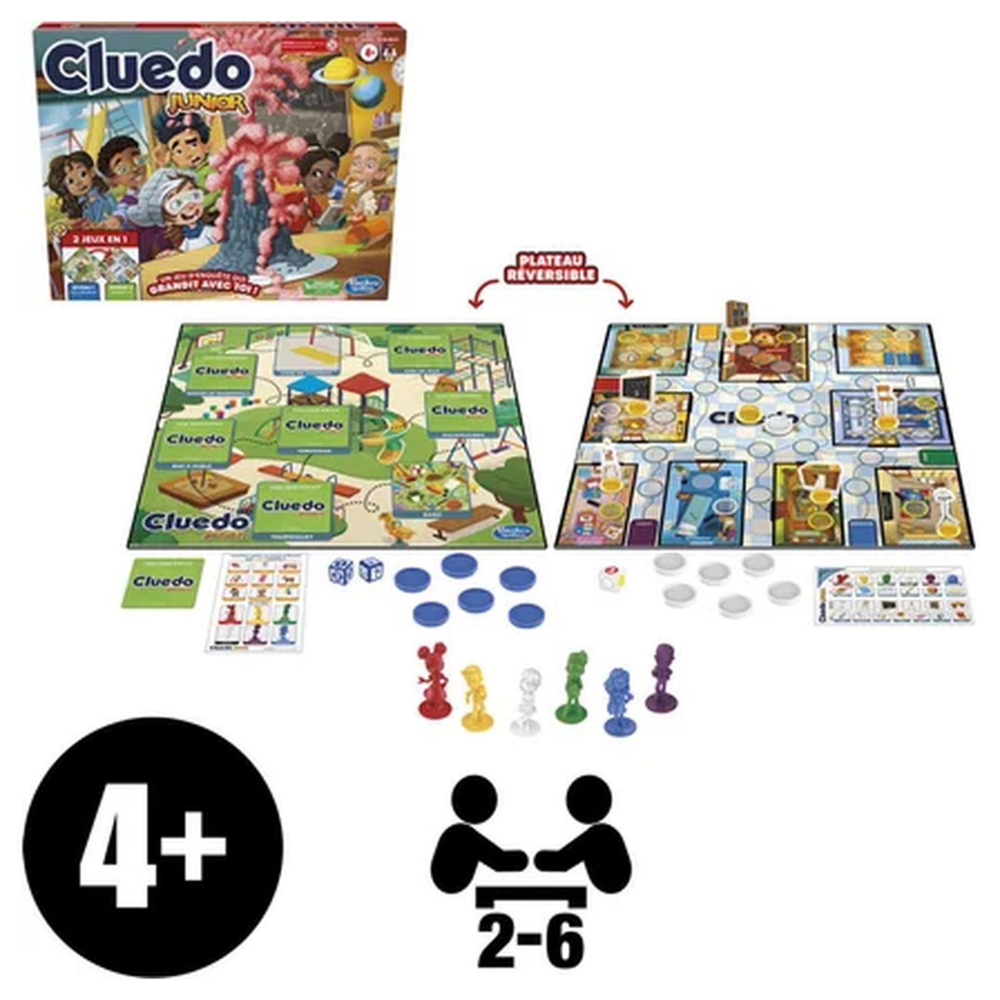 Voir la diapositive 6 : HASBRO Jeu Cluedo Junior