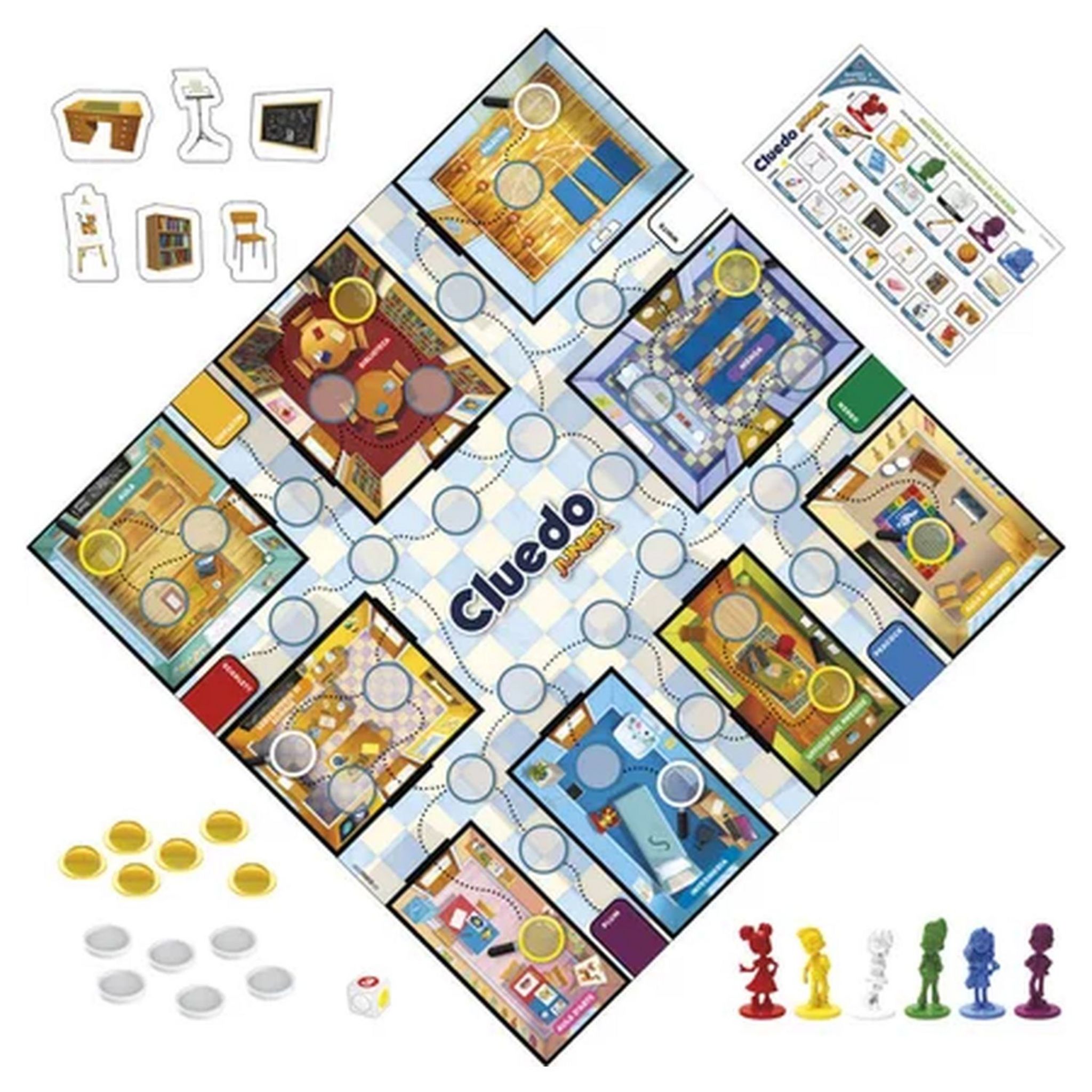 Voir la diapositive 2 : HASBRO Jeu Cluedo Junior