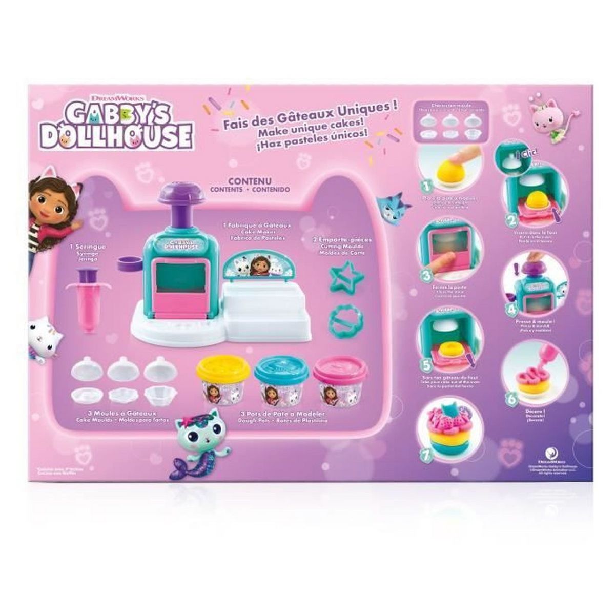 CANAL TOYS La Cuisine de P'tit chou en Pâte à modeler - Gabby et la maison magique