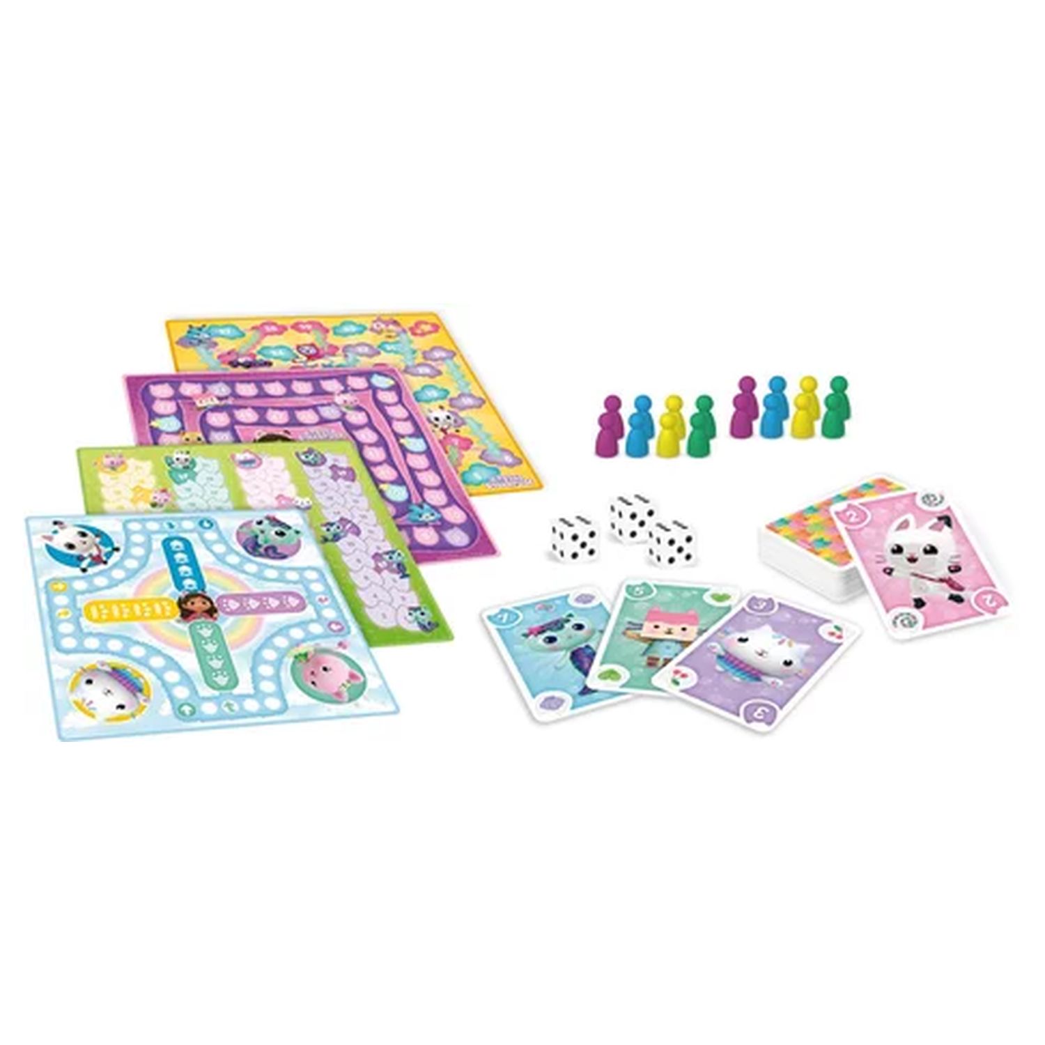 Voir la diapositive 3 : CARTAMUNDI Boite multi jeux - Gabby et la maison magique
