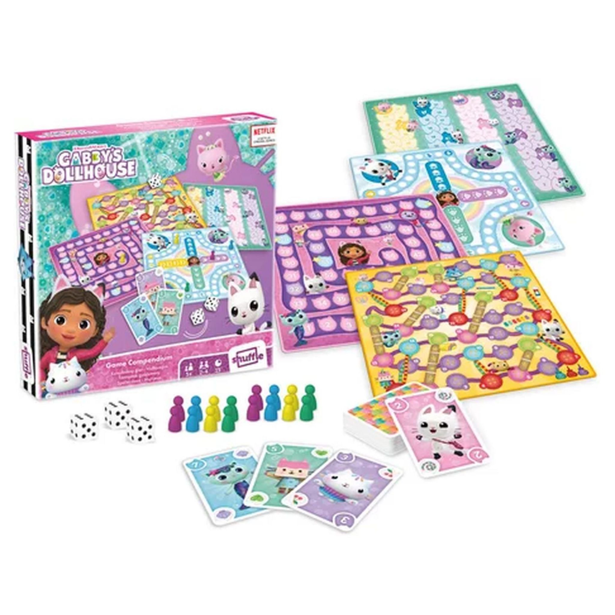 Voir la diapositive 2 : CARTAMUNDI Boite multi jeux - Gabby et la maison magique