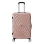 Voir la diapositive 1 : DANIEL HECHTER Valise rigide 65 cm - 8 roues - rose