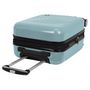 Voir la diapositive 4 : AIRPORT Valise cabine rigide extensible 51cm 8 roues BOHO - bleu