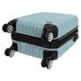 Voir la diapositive 7 : AIRPORT Valise cabine rigide extensible 51cm 8 roues BOHO - bleu