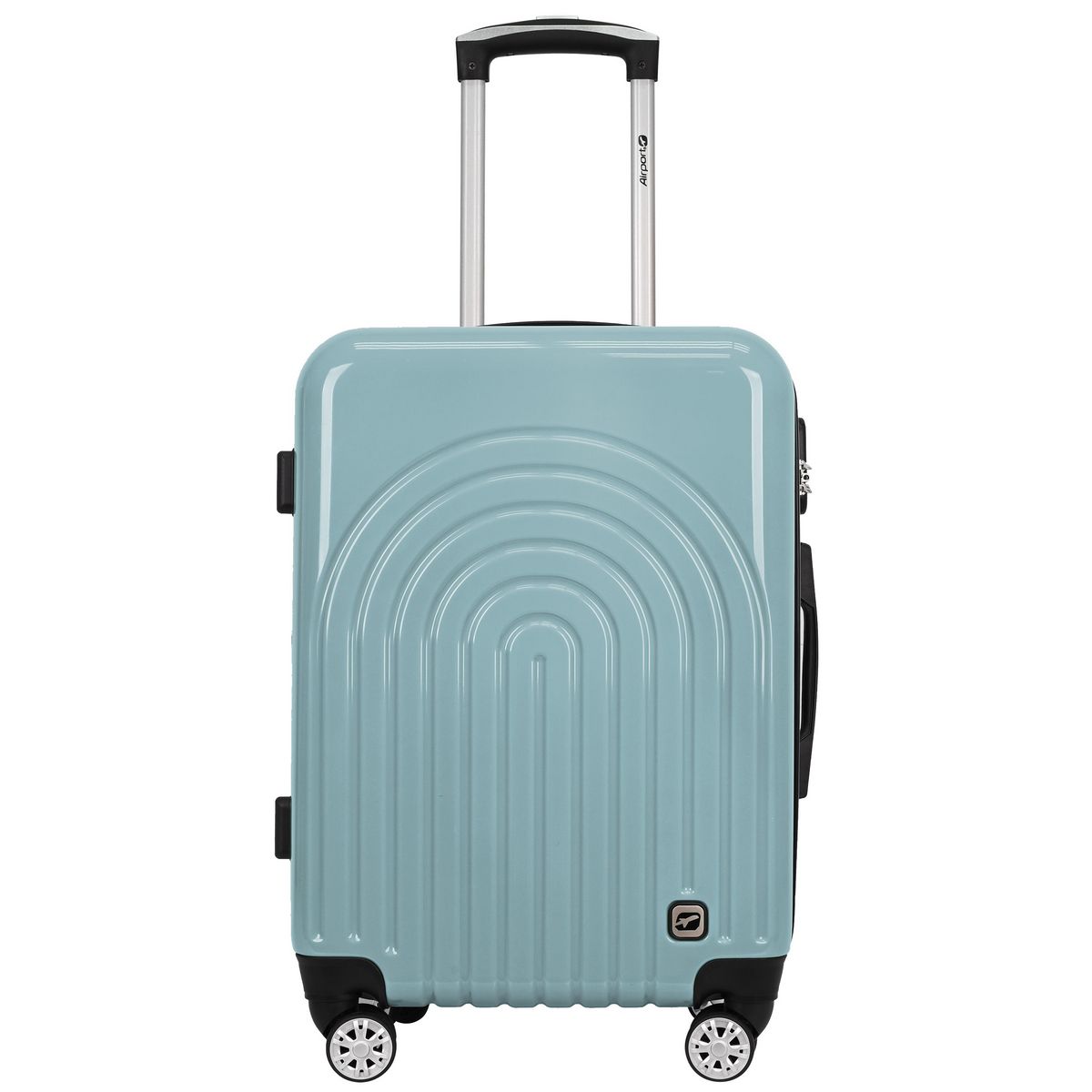 AIRPORT Valise rigide extensible 60cm 8 roues BOHO - bleu