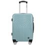 Voir la diapositive 1 : AIRPORT Valise rigide extensible 60cm 8 roues BOHO - bleu
