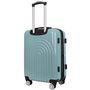 Voir la diapositive 5 : AIRPORT Valise rigide extensible 60cm 8 roues BOHO - bleu