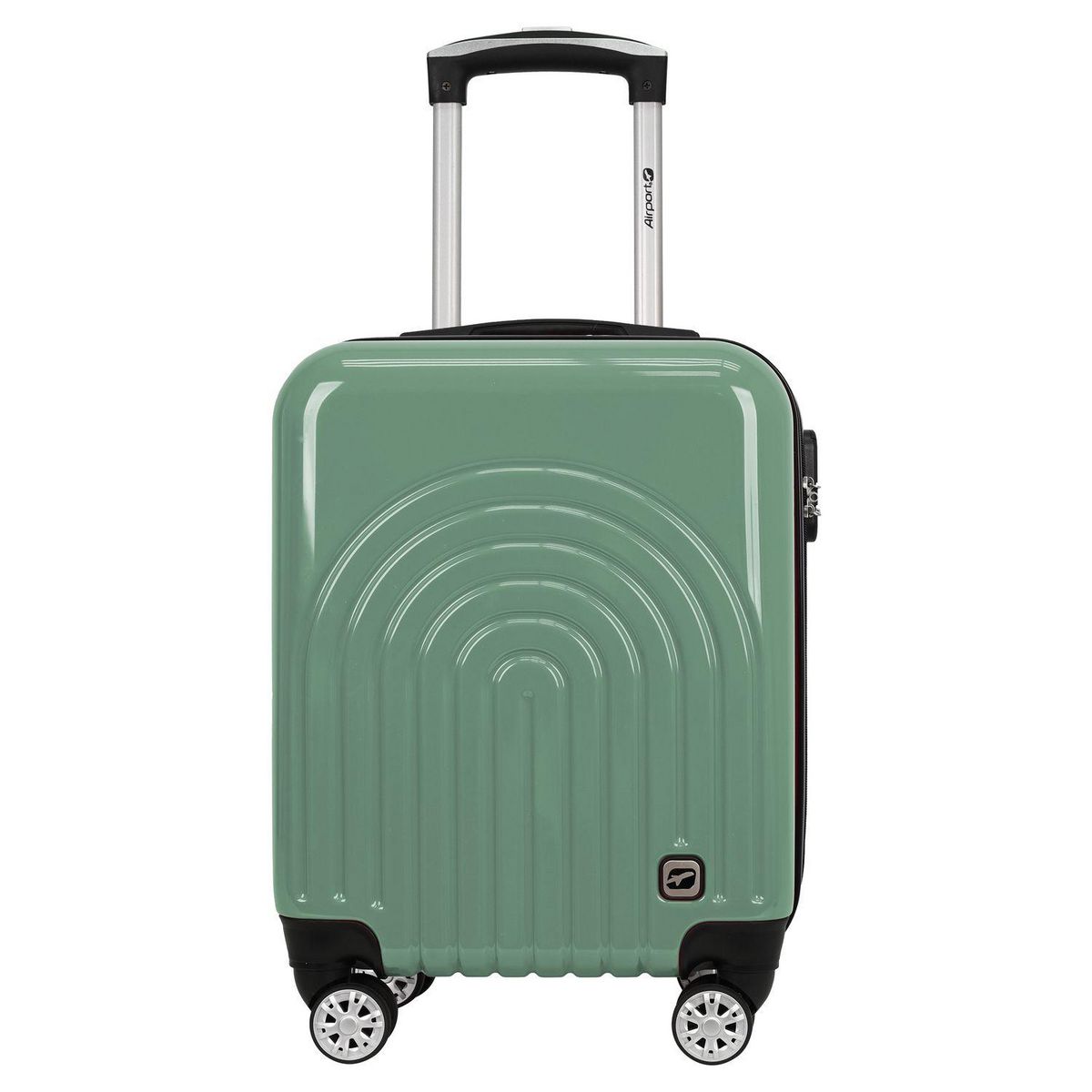 AIRPORT Grande valise rigide extensible 74cm 8 roues BOHO - vert