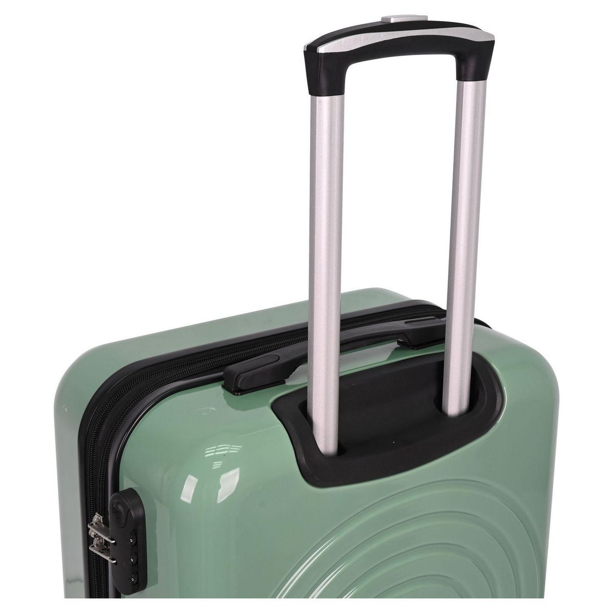 AIRPORT Grande valise rigide extensible 74cm 8 roues BOHO - vert