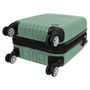 Voir la diapositive 9 : AIRPORT Grande valise rigide extensible 74cm 8 roues BOHO - vert