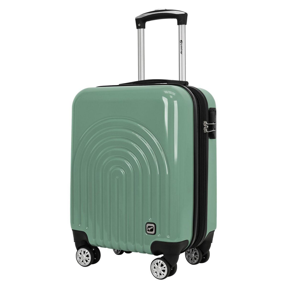 AIRPORT Grande valise rigide extensible 74cm 8 roues BOHO - vert