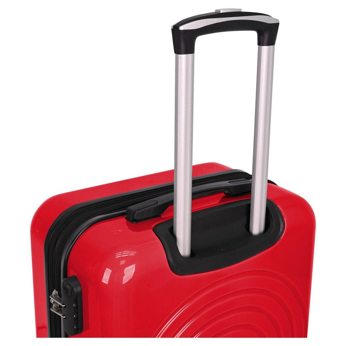 AIRPORT Valise cabine rigide extensible 51cm 8 roues BOHO - rose