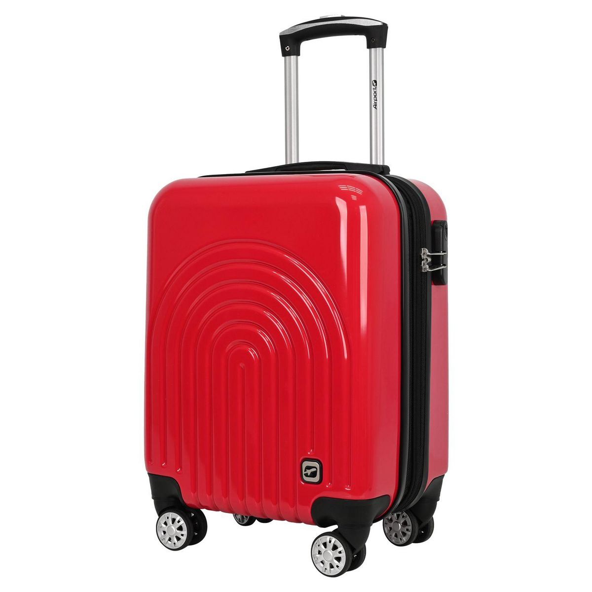 AIRPORT Valise cabine rigide extensible 51cm 8 roues BOHO - rose