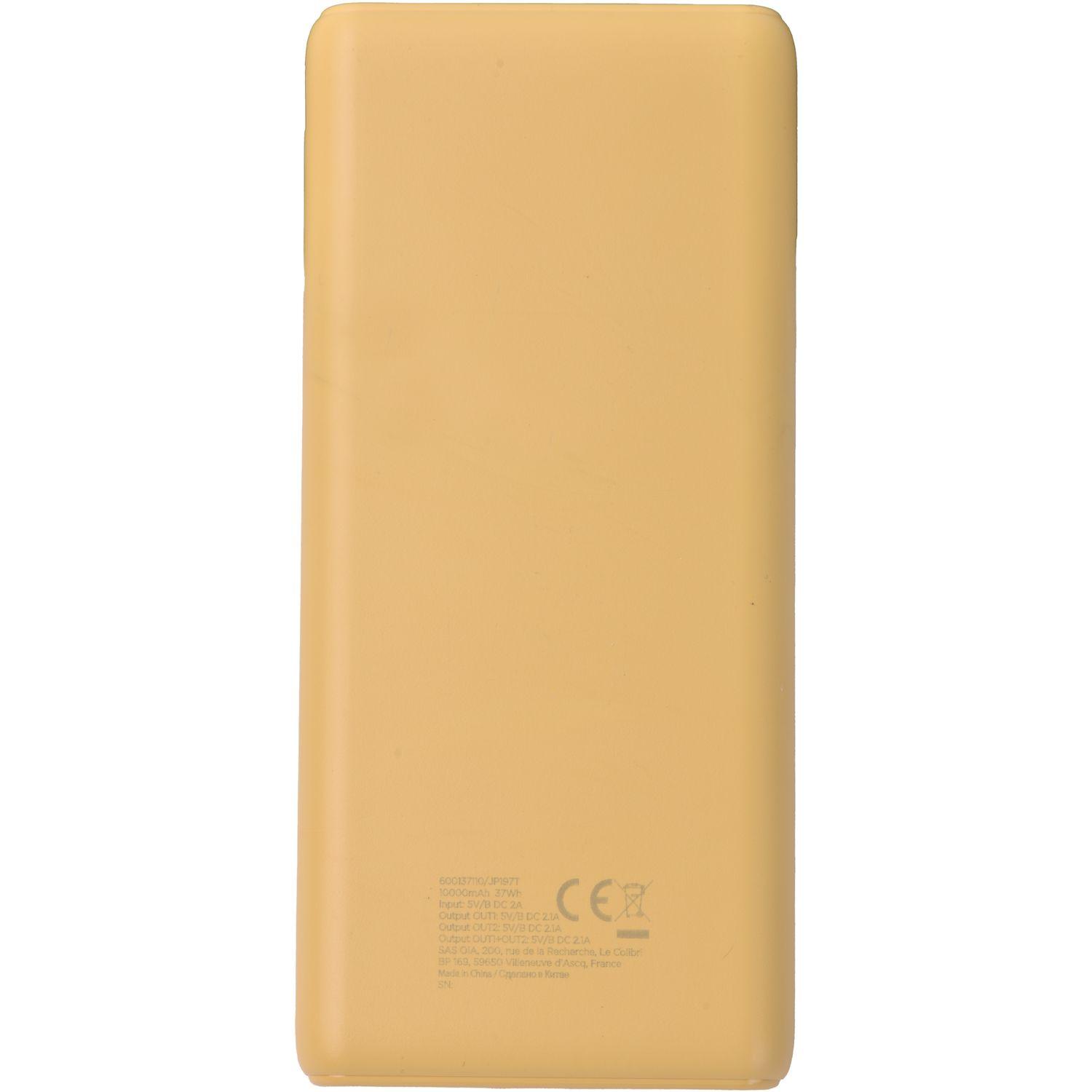 Voir la diapositive 4 : QILIVE Batterie de secours 10 000mAh - Jaune
