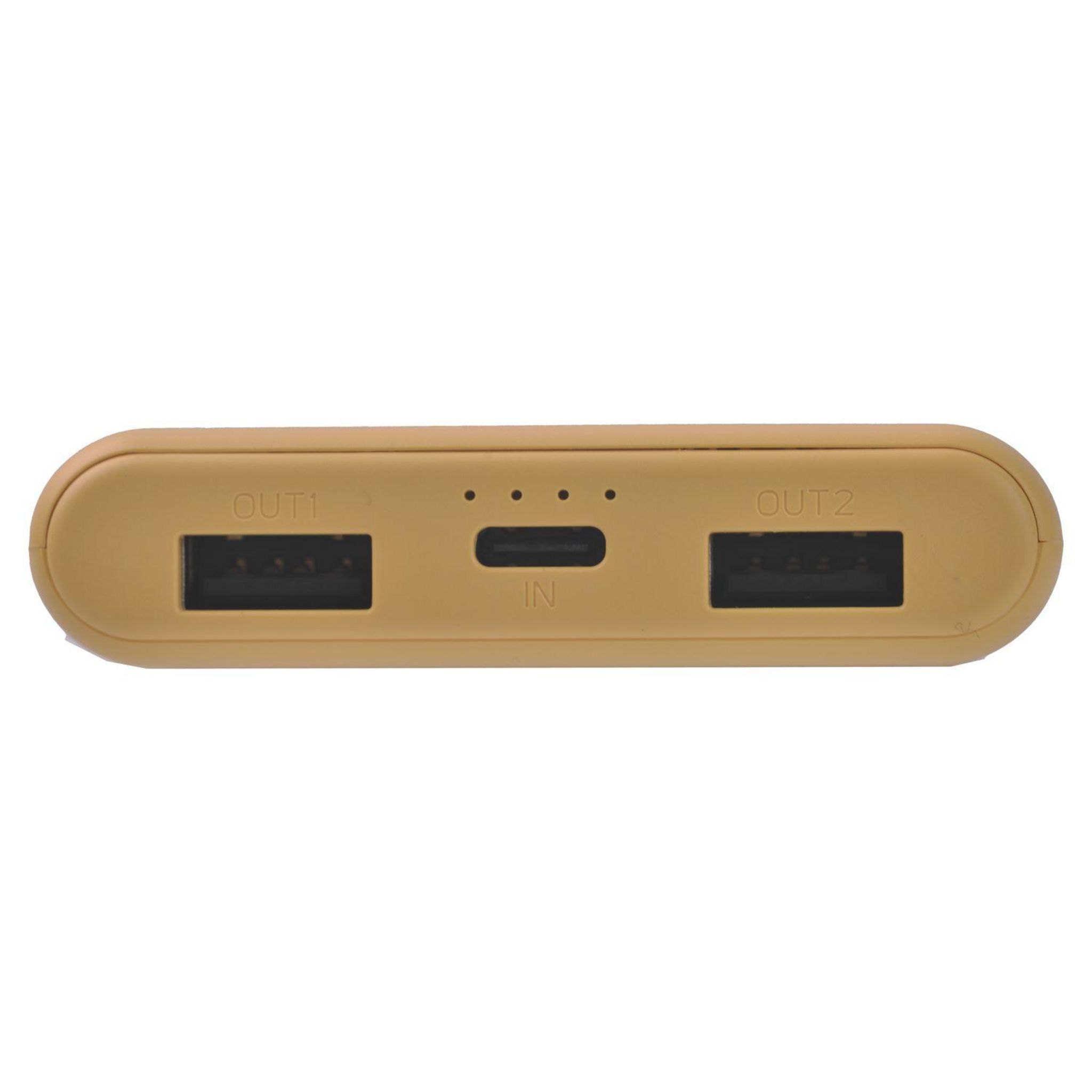 Voir la diapositive 2 : QILIVE Batterie de secours 10 000mAh - Jaune