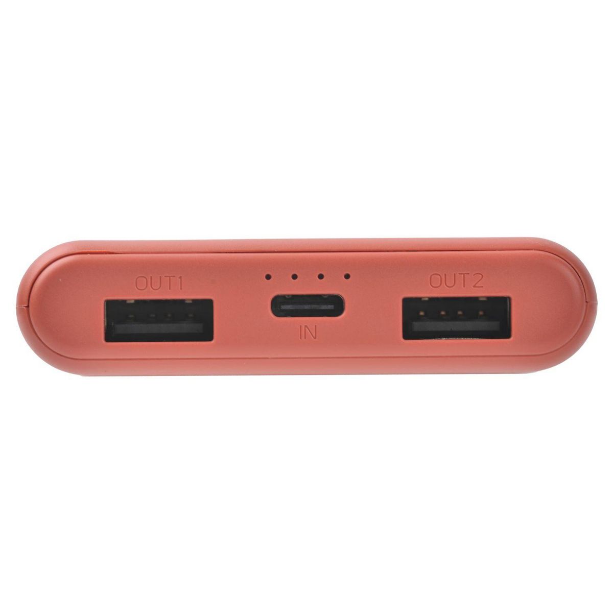 QILIVE Batterie de secours 10 000mAh - Rouge