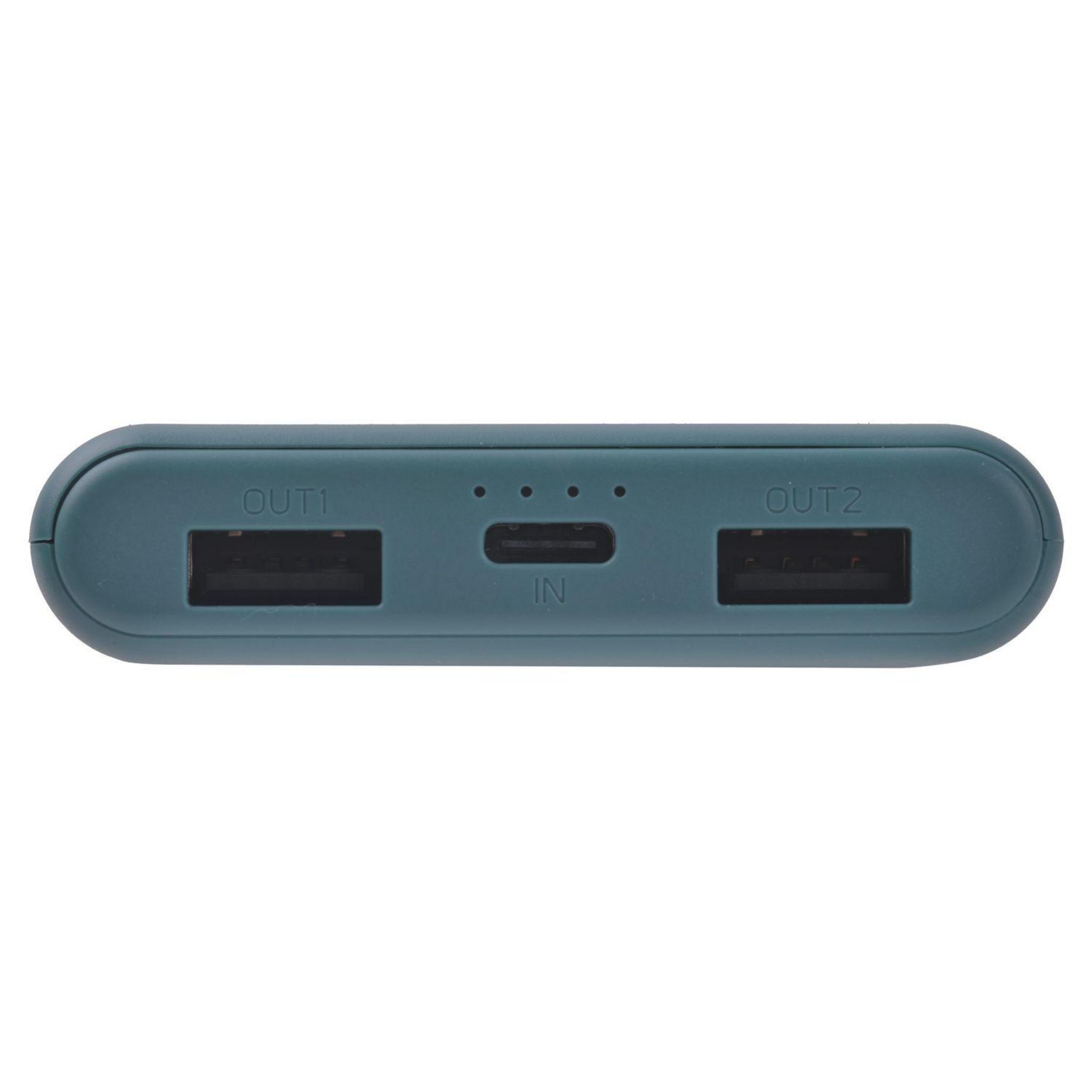 Voir la diapositive 3 : QILIVE Batterie de secours 10 000mAh - Vert