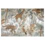 Voir la diapositive 2 : Parure housse de couette enfant en coton imprimé JUNGLE