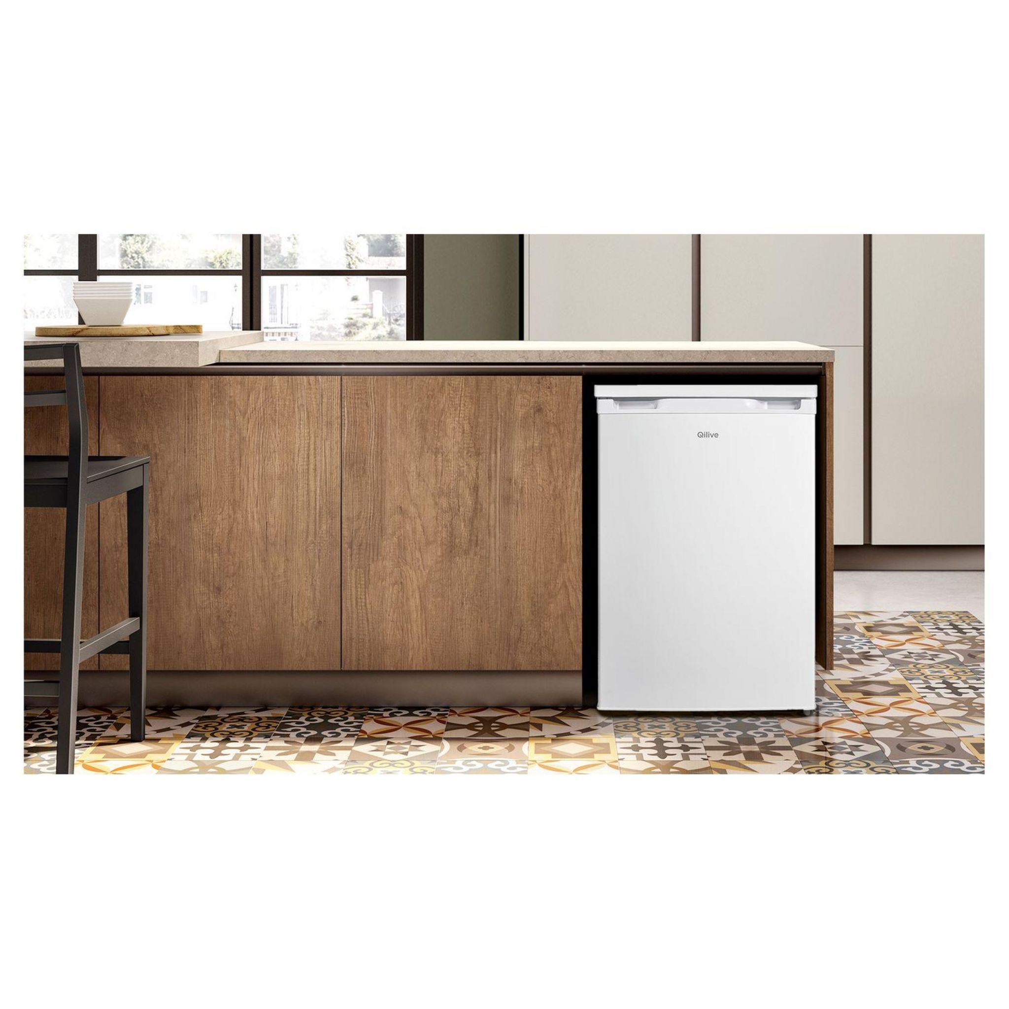 Voir la diapositive 2 : QILIVE Réfrigérateur table top Q.6589, 113 L, Froid statique, E