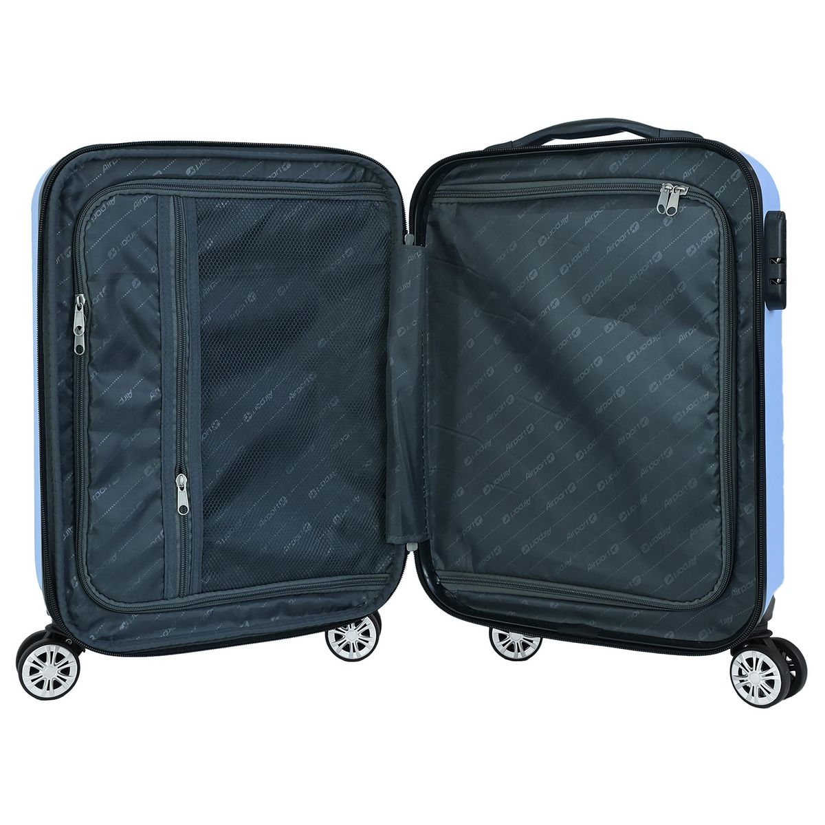 AIRPORT Valise rigide extensible Violet 8 roues 50x34x22cm Rainbow