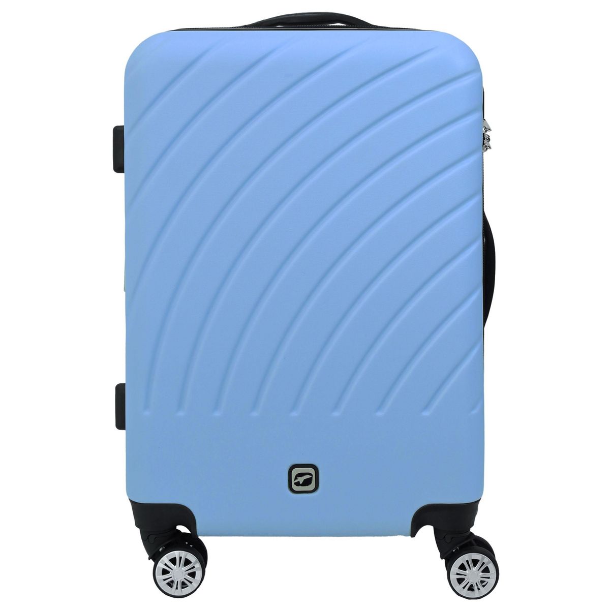 AIRPORT Valise rigide extensible violet 8 roues 60x41x25cm Rainbow