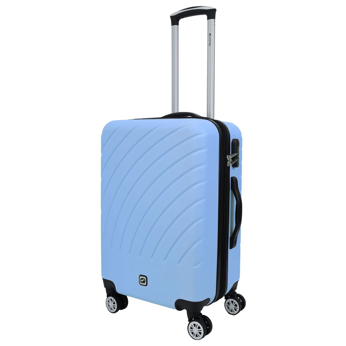 AIRPORT Valise rigide extensible violet 8 roues 60x41x25cm Rainbow