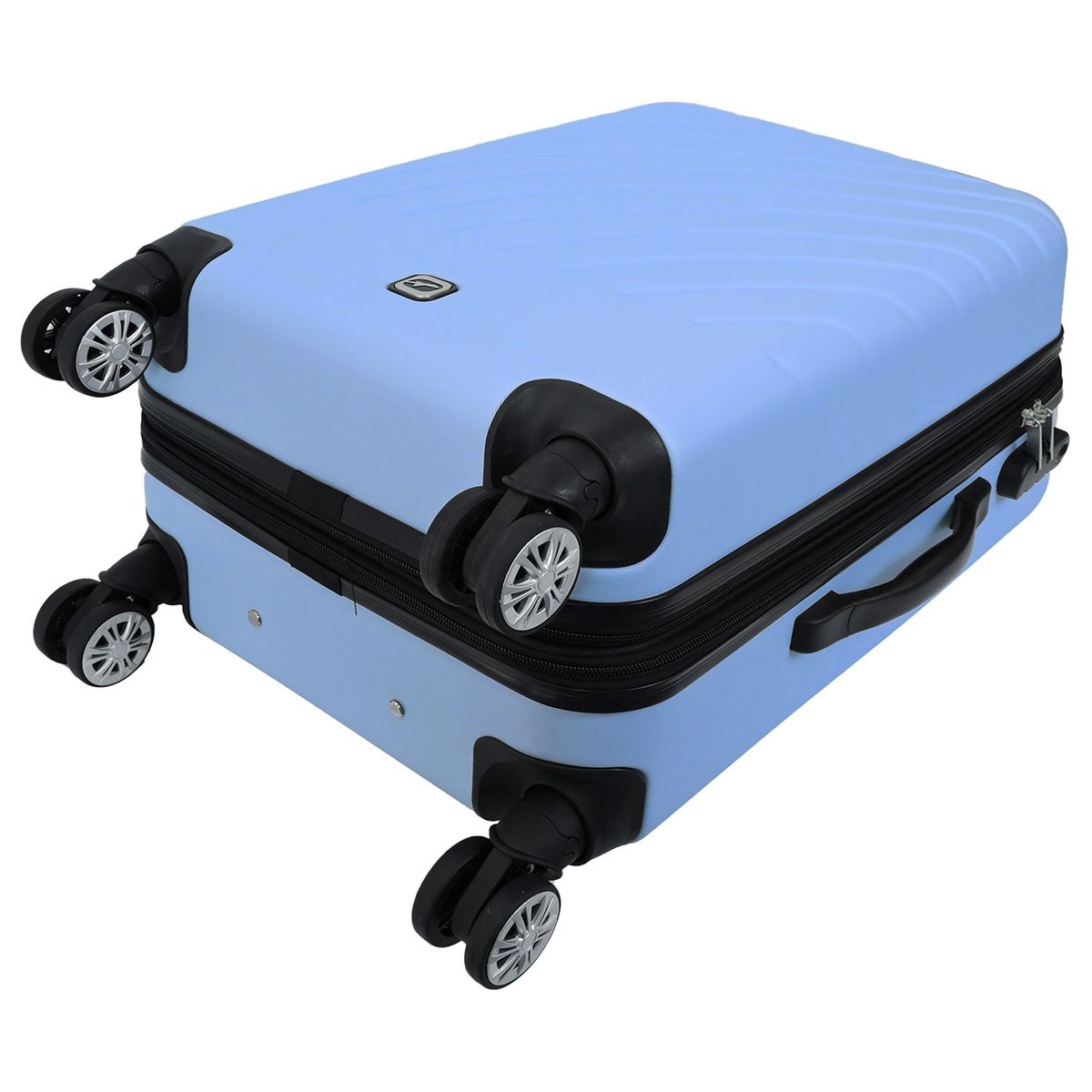 AIRPORT Valise rigide extensible violet 8 roues 60x41x25cm Rainbow