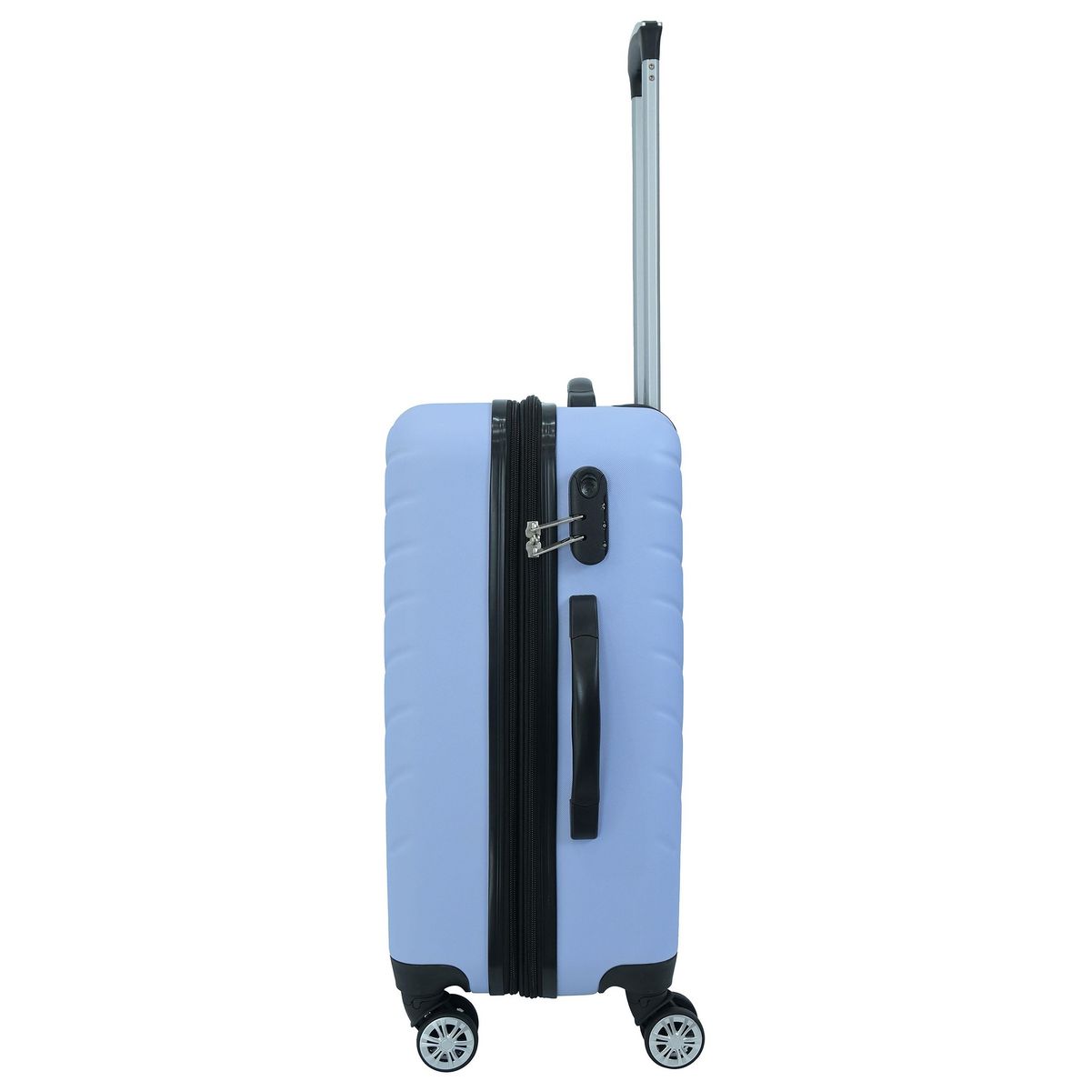 AIRPORT Valise rigide extensible violet 8 roues 60x41x25cm Rainbow